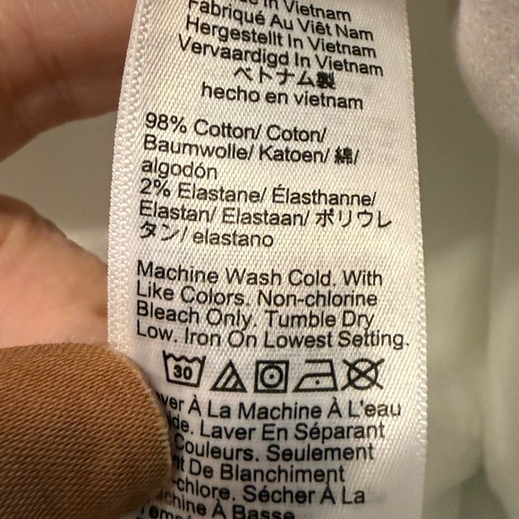 J. Crew White Cotton Shorts NWOT size 30 So comfy and cool - Picture 5 of 6